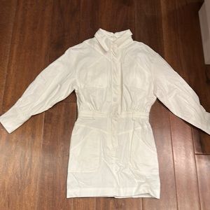 Almost denim fabric dress